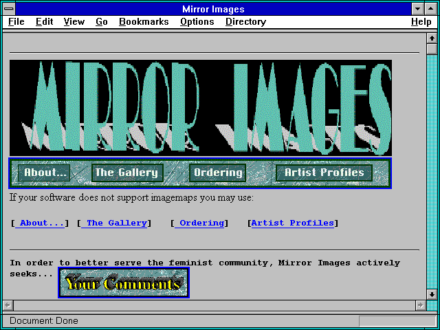 Screenshot of Mirror Images