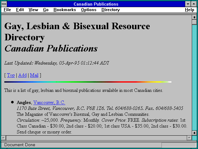 Screenshot of Toronto, Ontario