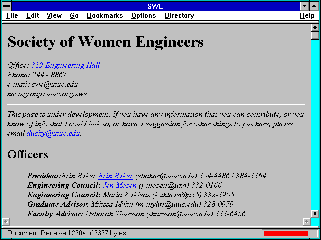 Screenshot of stimpy.cen.uiuc.edu
