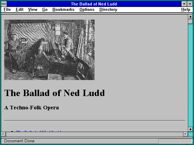 Screenshot of The Ballad of Ned Ludd