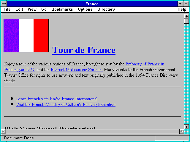 Screenshot of Tour de France - Tour Guide