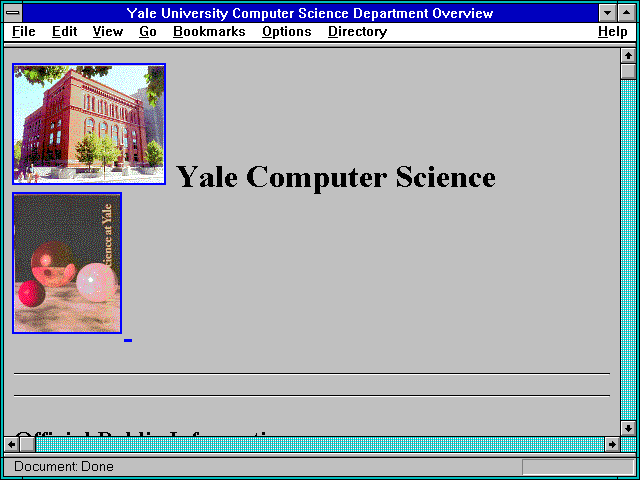 Screenshot of ce Department Overview