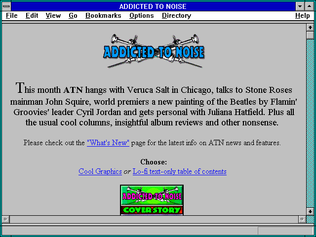 Screenshot of ADDICTED TO NOISE