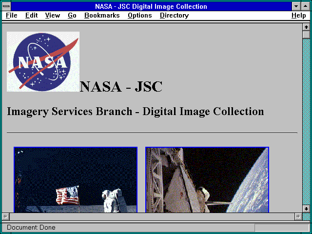 Screenshot of Digital Image Collection
