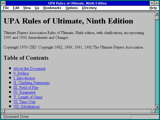 Screenshot of The Backwards Beatles page