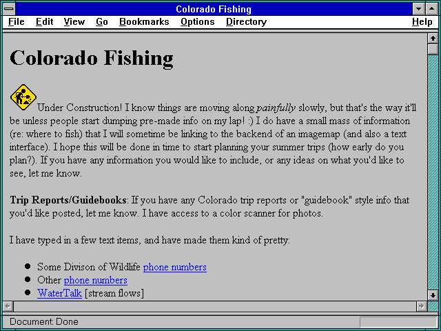 Screenshot of Colorado Fishing