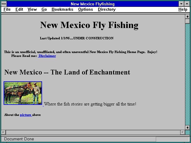 Screenshot of Schools Home Page at University of New Mexico.