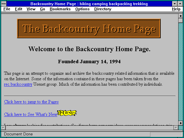 Screenshot of Potomac Appalachian Trail Club