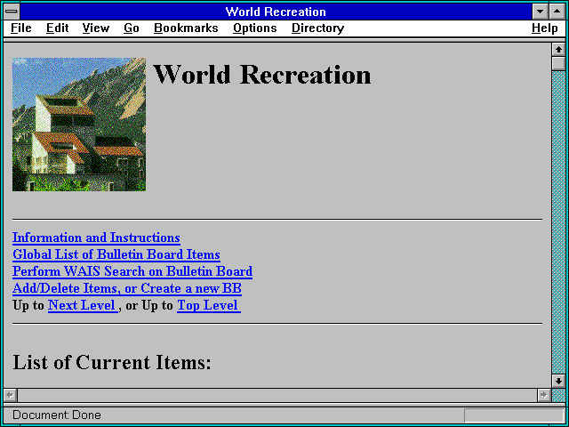 Screenshot of World Recreation