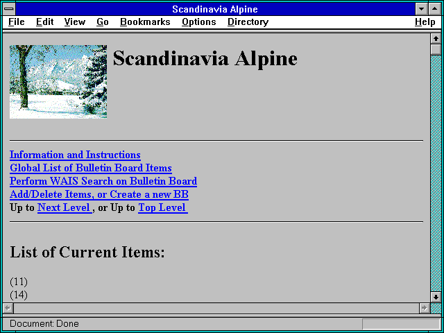 Screenshot of Scandinavia Alpine
