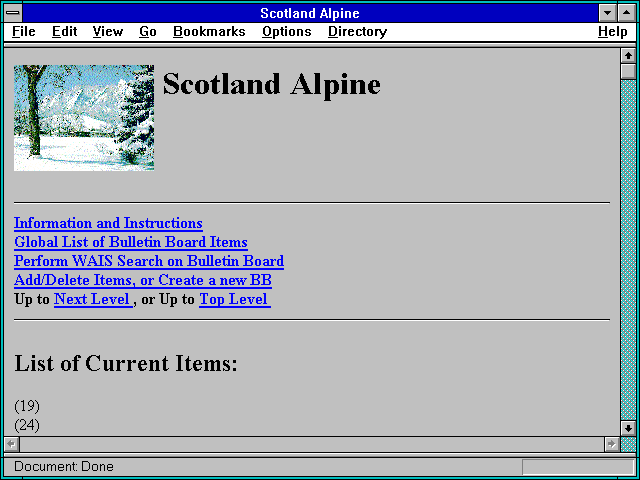 Screenshot of Scotland Alpine