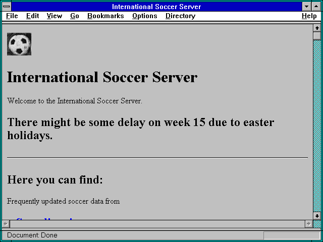 Screenshot of Italian Serie A