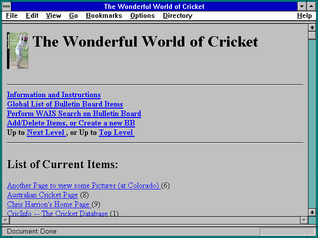 Screenshot of ricket