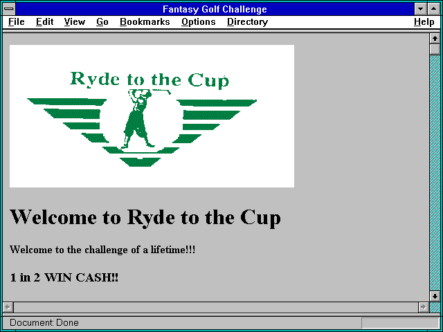 Screenshot of World Snooker Archive