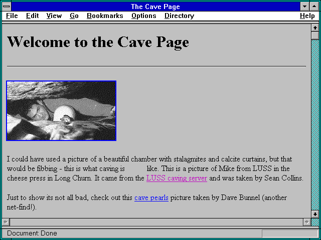 Screenshot of Where are caves?