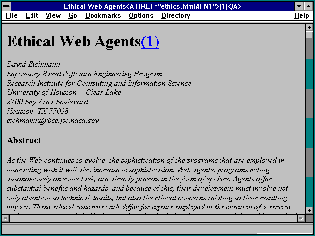 Screenshot of Ethical Web Agents