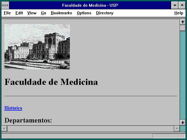Screenshot of Faculdade de Medicina - USP