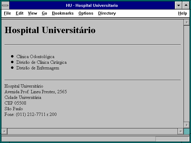 Screenshot of HU - Hospital Universitario