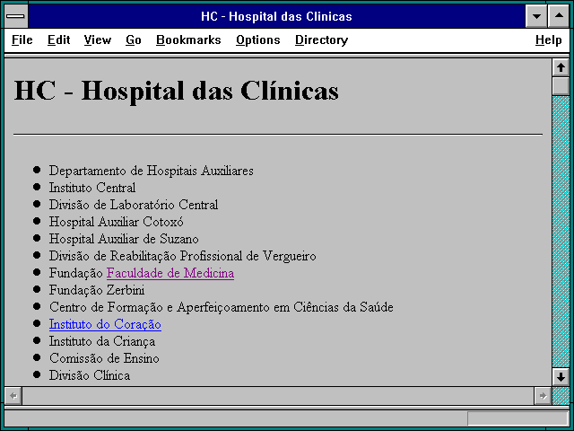 Screenshot of HC - Hospital das Clinicas