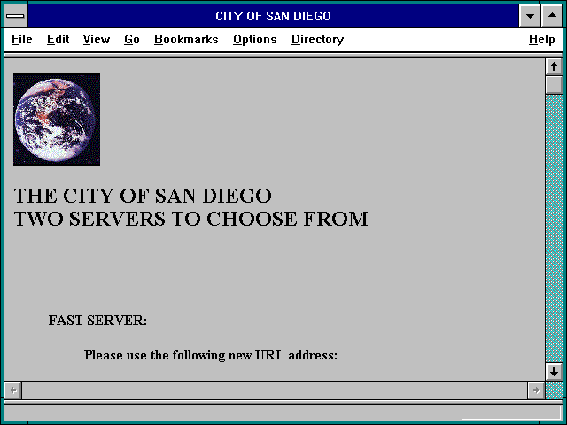 Screenshot of CITY OF SAN DIEGO