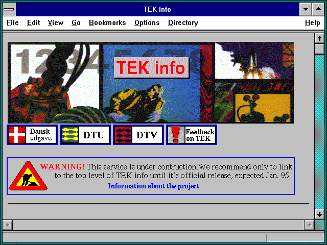 Screenshot of TEK info