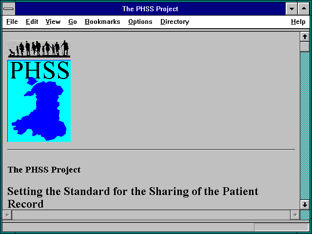 Screenshot of The PHSS Project