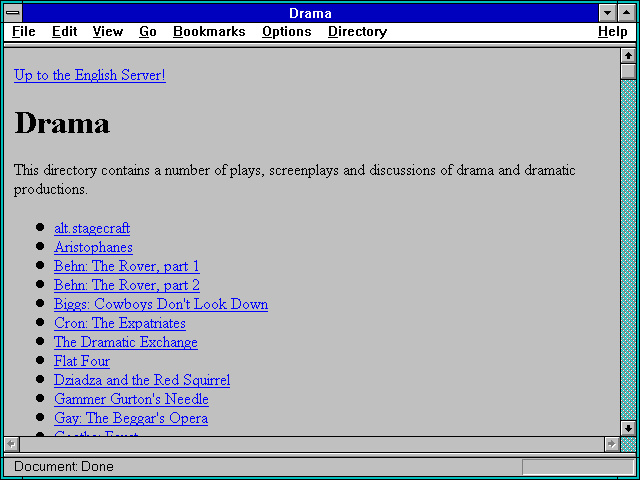 Screenshot of Drama