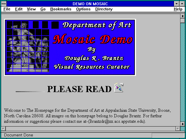 Screenshot of DEMO ON MOSAIC