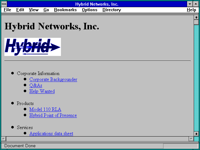 Screenshot of Hybrid Networks - Cupertino