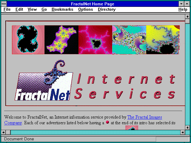 Screenshot of The Fractal Images Company
