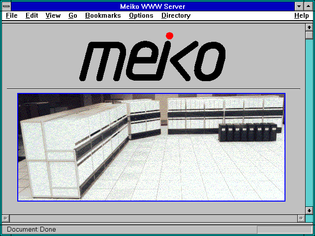 Screenshot of Meiko WWW Server