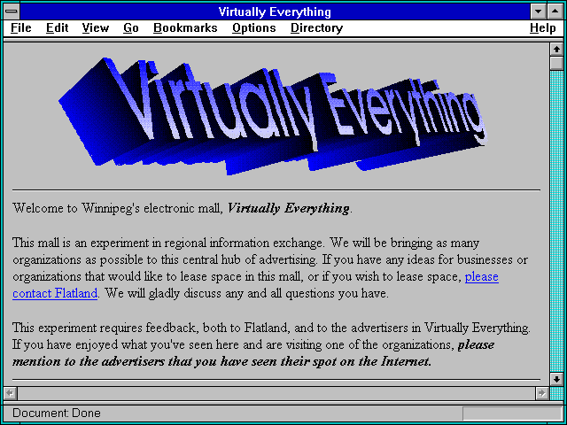 Screenshot of Virtually Everything