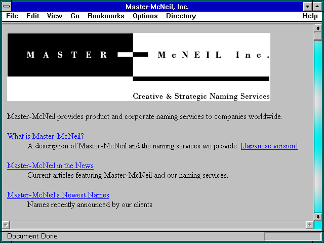 Screenshot of Master-McNeil, Inc.
