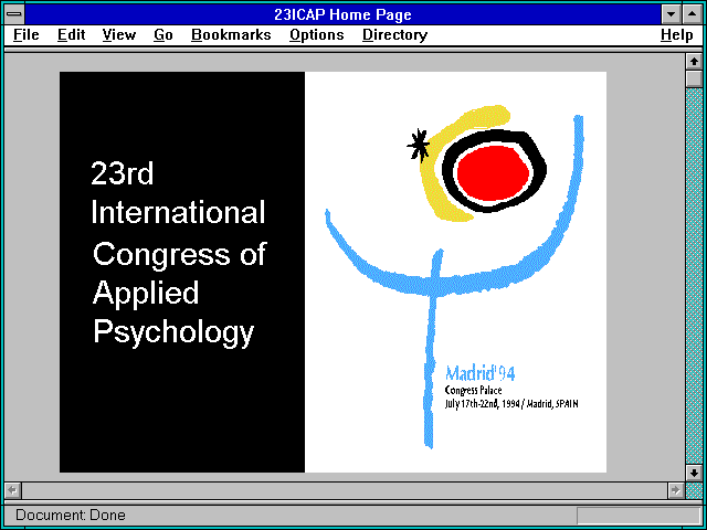 Screenshot of 23ICAP Home Page