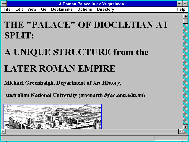 Screenshot of A Roman Palace in ex-Yugoslavia