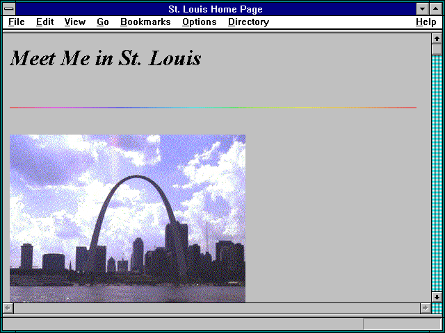 Screenshot of St. Louis City Guide