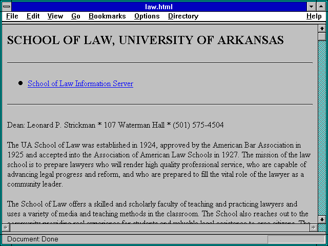 Screenshot of law.html