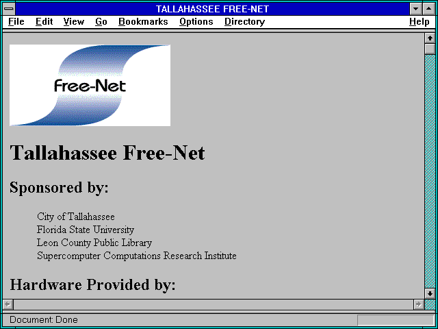 Screenshot of TALLAHASSEE FREE-NET