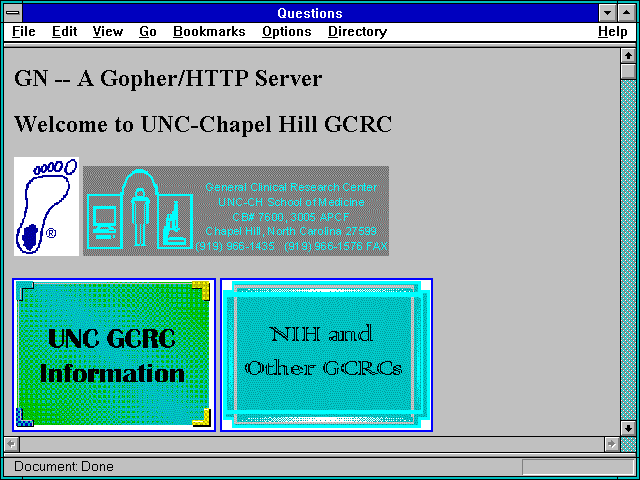 Screenshot of GN -- A Gopher/HTTP Server