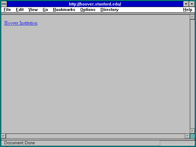 Screenshot of Hoover Institution