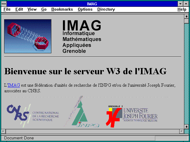 Screenshot of IMAG
