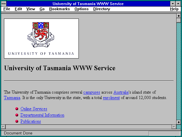 Screenshot of Electronic Antiquity.