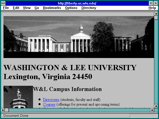 Screenshot of Andy's Page!
