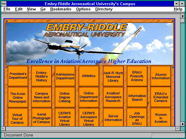 Screenshot of Aviation - ** Virtual Library Index **