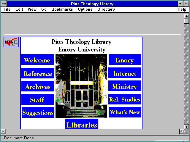 Screenshot of Religion Mailing Lists