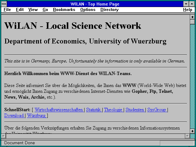 Screenshot of WiLAN - Top Home Page