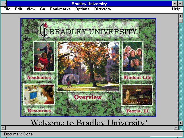 Screenshot of Bradley University