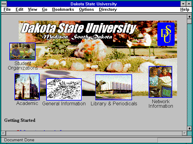 Screenshot of Dakota State University