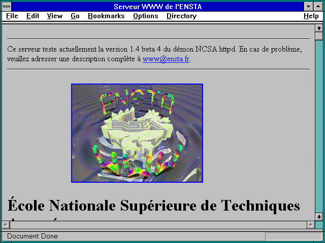 Screenshot of École Nationale Supérieure de Techniques Avancées