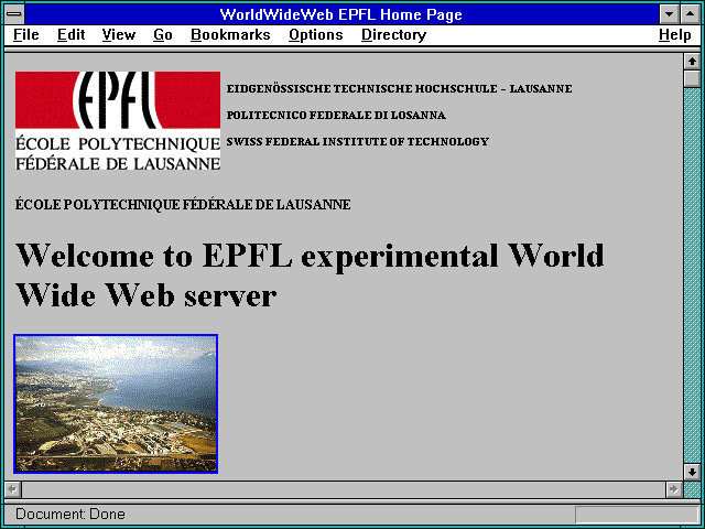 Screenshot of Swiss Federal Institute of Technology, Lausanne